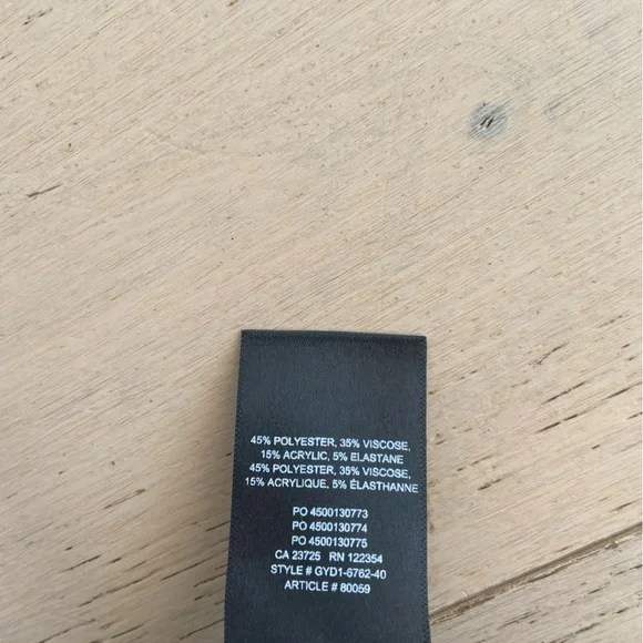 ARITZIA BABATON Brown Wide Leg Ankle Pant Size 6 Side Zip Elastic Back EUC - Picture 5 of 8